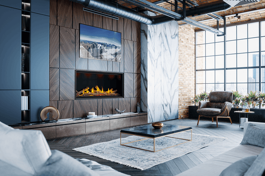 Napoleon Bbq TLV62N Tall Linear Vector 62 Direct Vent Gas Fireplace