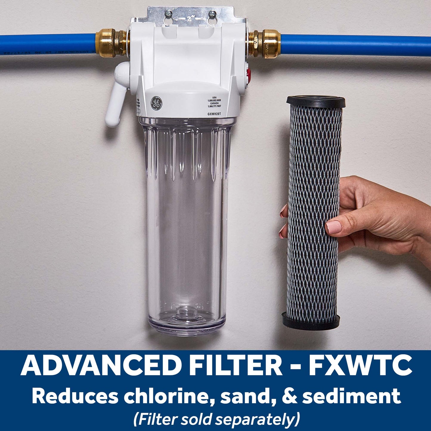 GXWH20T GE WHOLE HOUSE WATER FILTRATION SYSTEM
