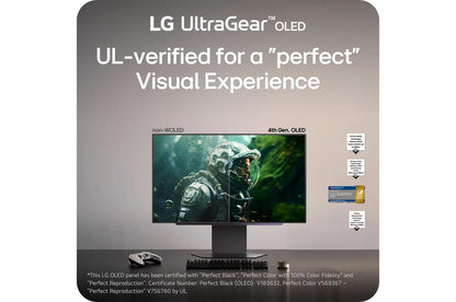 Lg 27GX700AB 27 Inch UltraGear™ OLED QHD 280Hz 0.03ms G-Sync® Compatible Gaming Monitor