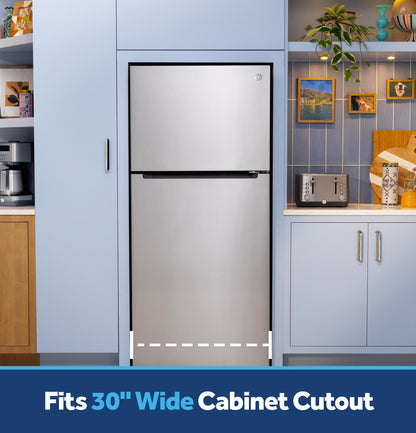 GPS19KYZFS GE 19 Cu. Ft. Garage Ready Top-Freezer Refrigerator