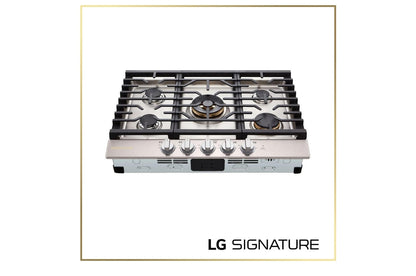 CBGU3039X LG SIGNATURE 30 Inch UltraHeat™ Gas Cooktop with EasyClean®