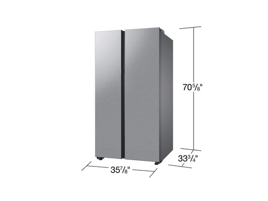 Samsung RS28CB7600QL Bespoke AI Side-by-Side Inner Beverage Center™  Auto Open Door  28 cu.ft.