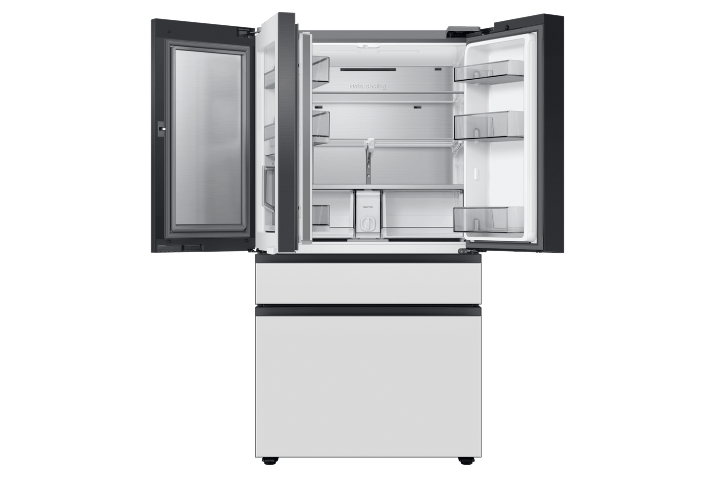 Samsung RF29BB860012 Bespoke 4-Door French Door Beverage Center™  Dual Ice Maker & Flex Zone™  29 cu.ft.