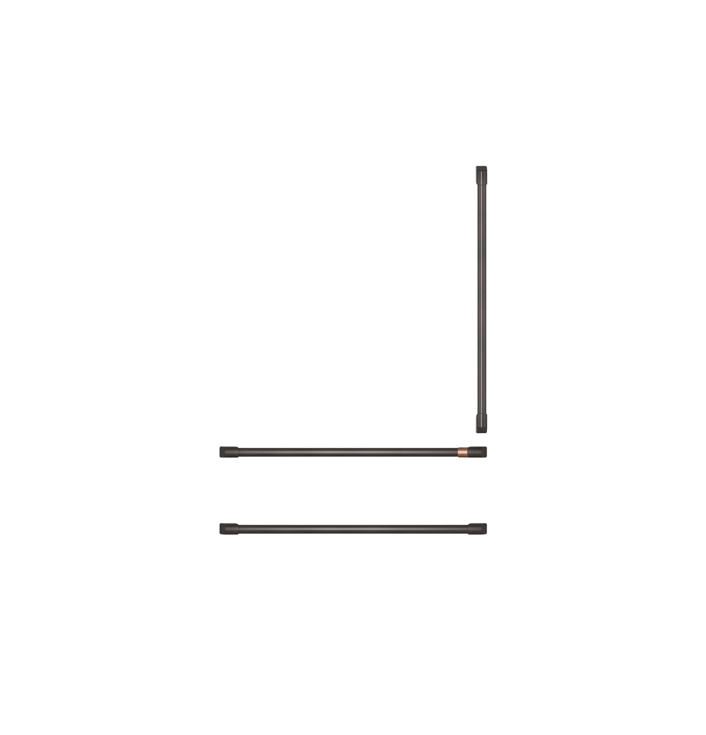 Cafe CXSB3H3PVBT CAF(EBACK)™ Refrigeration Handle Kit - Brushed Black