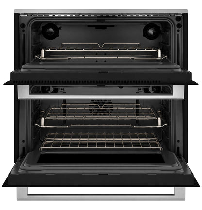 Cafe CTS92DM2ZS5 CAF(EBACK)™ 30" Duo Smart Single Wall Oven in Platinum Glass
