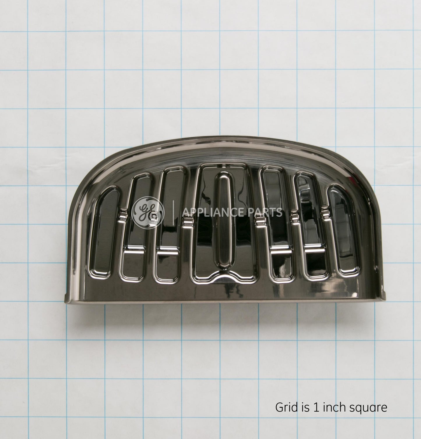 Ge Appliances WR17X12133 Refrigerator Recessed Stainless Steel Look Grille