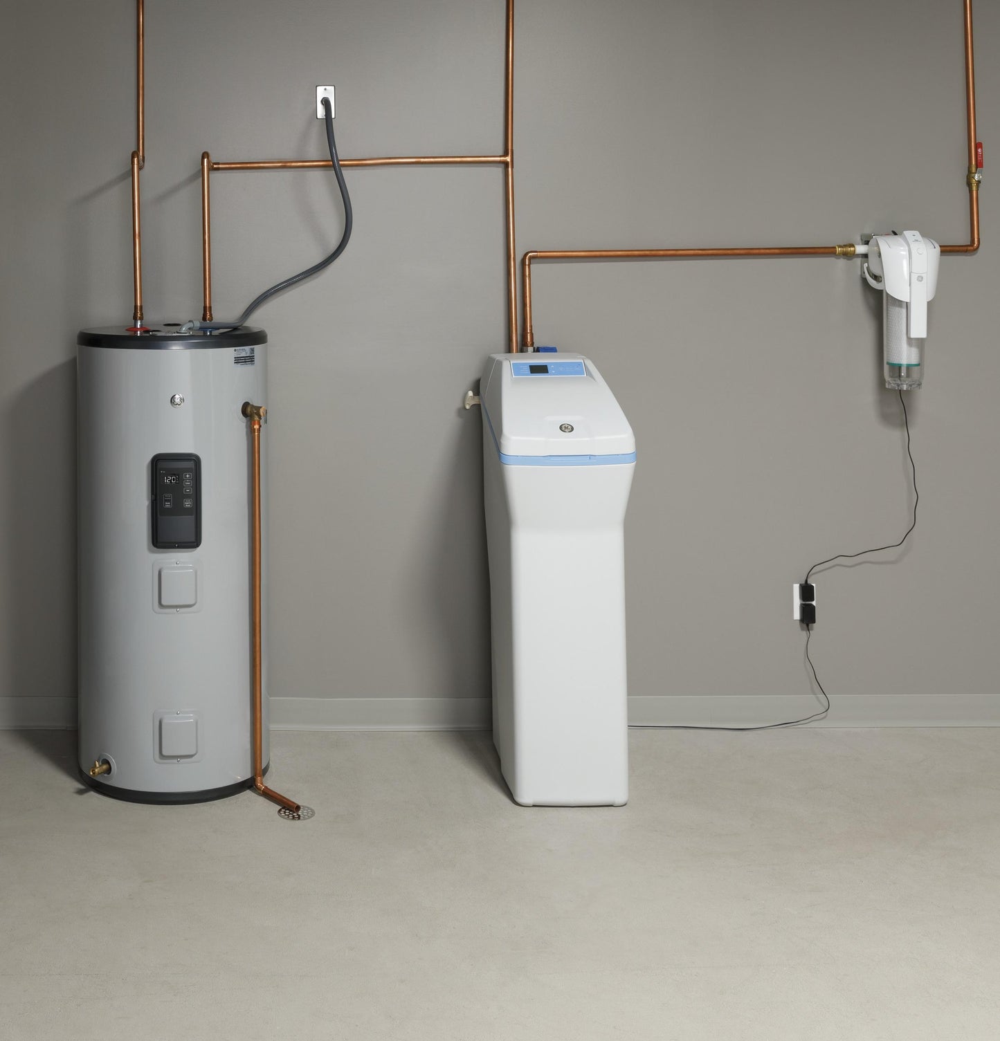 GE40S10BLM GE® Smart 40 Gallon Short Electric Water Heater