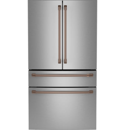 Cafe CJE23DP2WS1 CAF(EBACK)™ ENERGY STAR® 23.2 Cu. Ft. Smart Counter-Depth 4-Door French-Door Refrigerator With Dual-Dispense AutoFill Pitcher