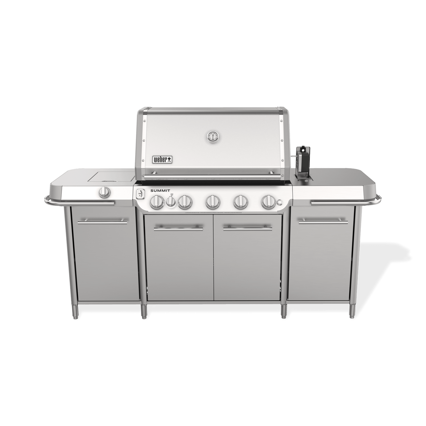 Weber 1500092 Summit® GC38 S Grill Center (Natural Gas) - Stainless Steel