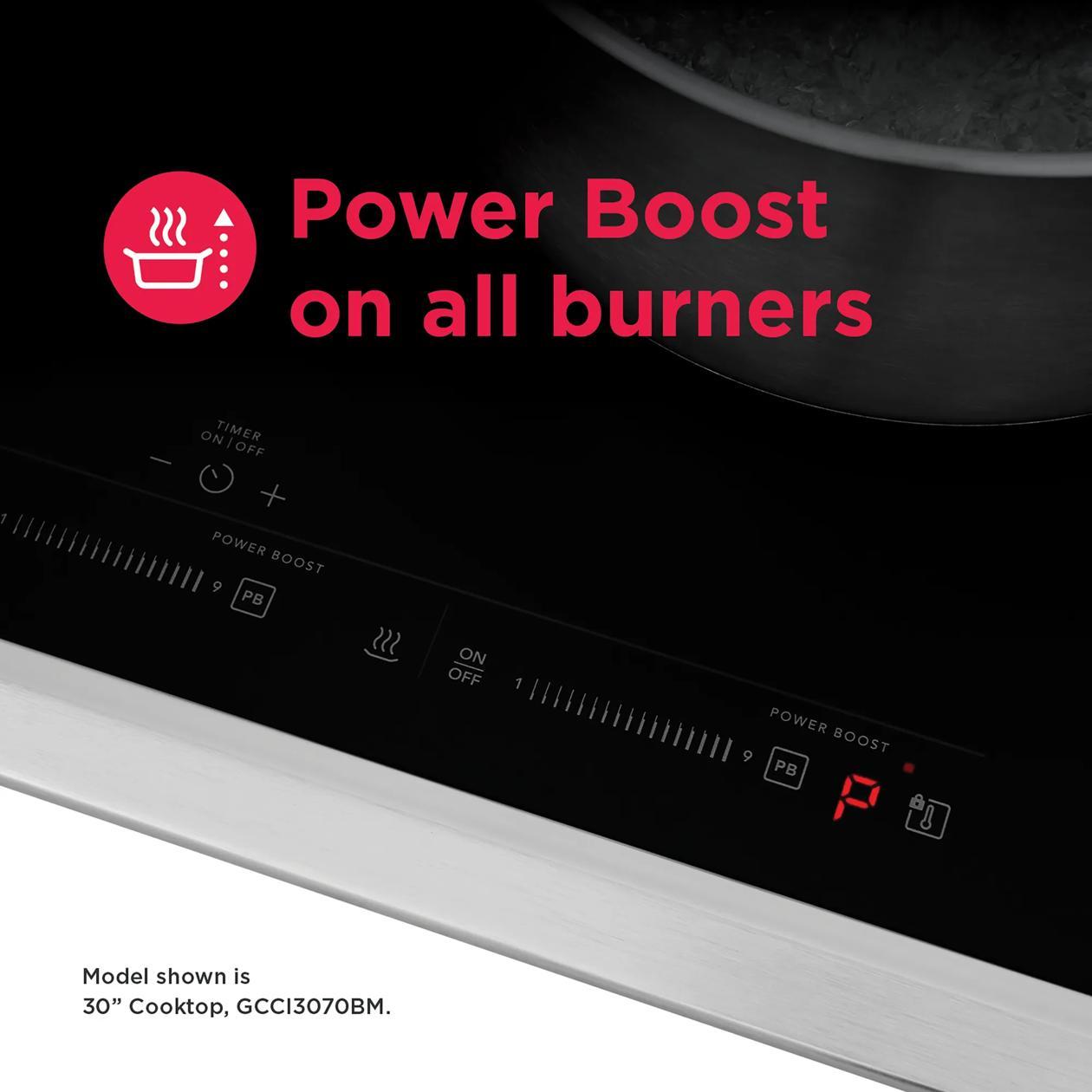 Frigidaire GCCI3070BM 30" Induction Cooktop with MatteGuard™