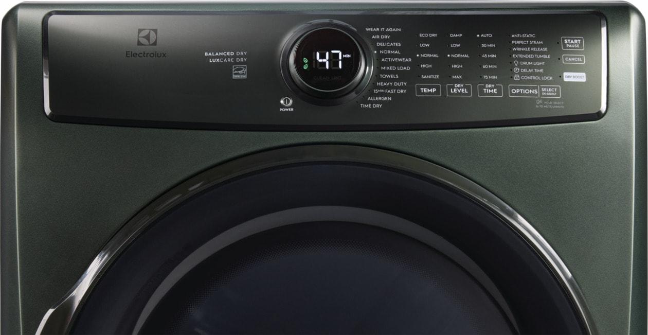 ELFE7738AA Electrolux Front Load Perfect Steam™ Electric Dryer with Balanced Dry™ and Instant Refresh - 8.0 Cu. Ft.