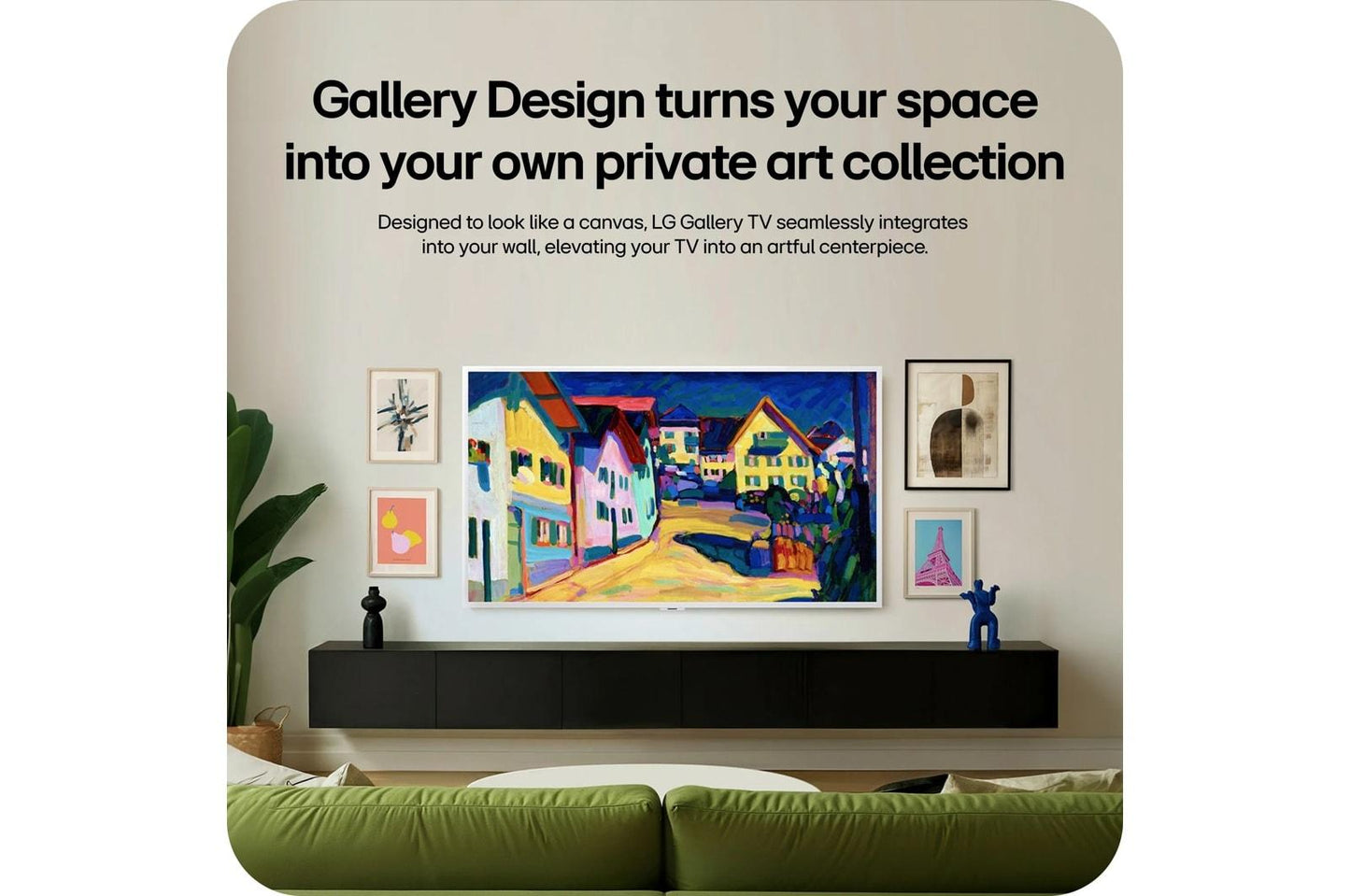 Lg 65LX7BPUA 65 Inch Class LG Gallery TV with Frame LX7B Mini LED 4K Smart TV 2026