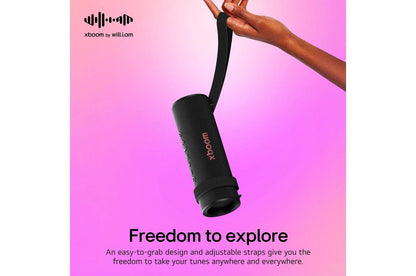 GRABAUSALBK LG xboom Grab  Bluetooth Speaker  xboom Signature Sound by will.i.am for Ultimate Portability