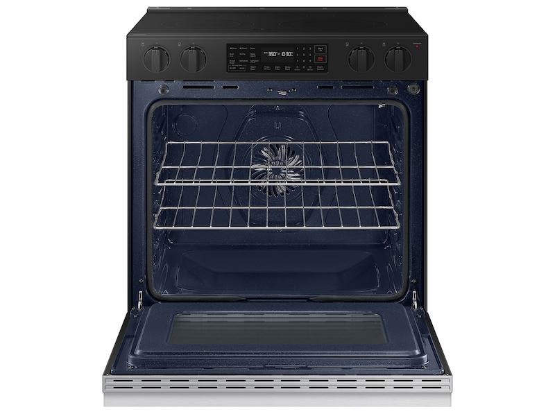 Samsung NSE6DG8300SR Bespoke 6.3 cu. ft. Smart Slide-In Electric Range with Air Fry & Precision Knobs in Stainless Steel