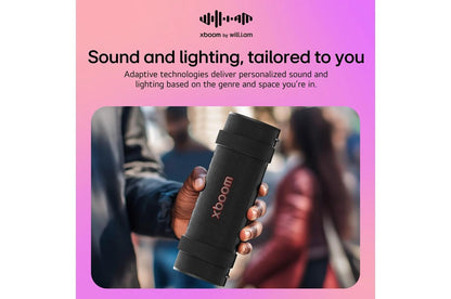 GRABAUSALWG LG xboom Grab by will.i.am  Bluetooth Speaker  xboom Signature Sound with IP67 Dust & Water Resistance and 20-hrs of Battery Life, Warm Grey