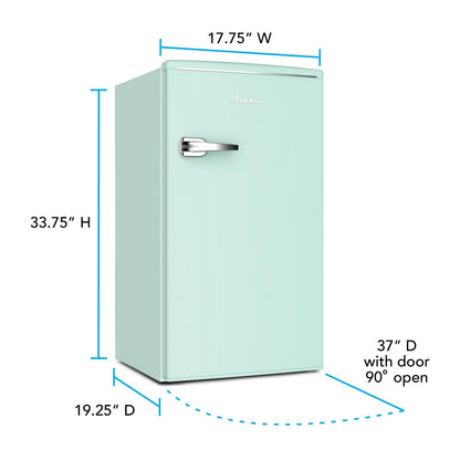 RMRS31X5RIS Avanti 3.0 Cu. Ft. Retro Compact Refrigerator - Red
