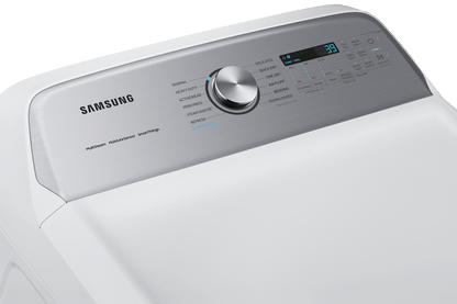 Samsung DVE55CG7100W Top Load Electric Dryer Steam Sanitize+  Sensor Dry  7.4 cu.ft.