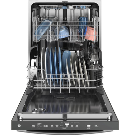 GDT650SYVFS GE® ENERGY STAR® Fingerprint Resistant Top Control with Stainless Steel Interior Dishwasher with Sanitize Cycle