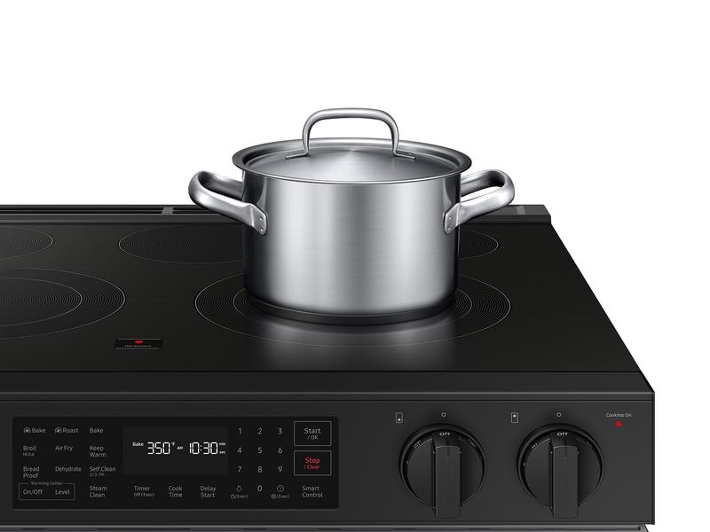 Samsung NSE6DG8300SR Bespoke 6.3 cu. ft. Smart Slide-In Electric Range with Air Fry & Precision Knobs in Stainless Steel