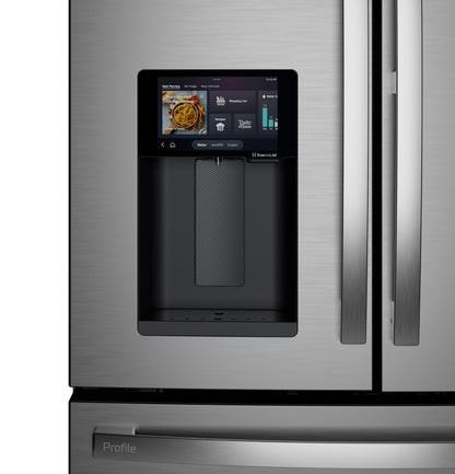 PVD28HYYFS GE Profile™ ENERGY STAR® 27.9 Cu. Ft. Smart 4-Door French-Door Refrigerator with Kitchen Assistant™