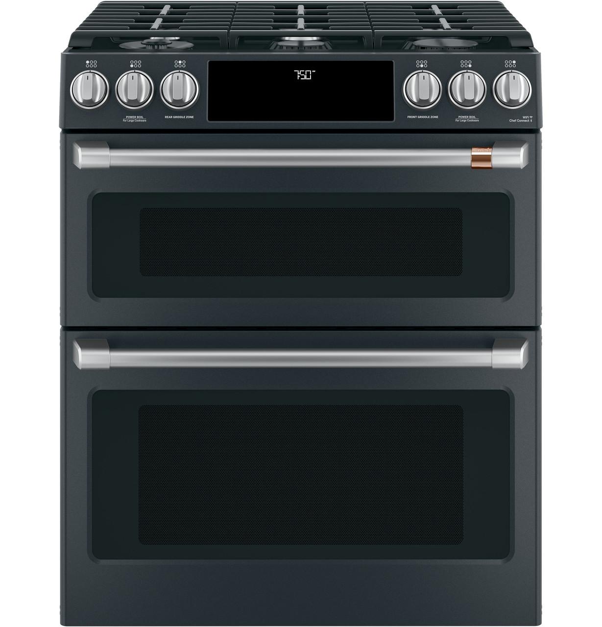 Cafe CXFCGHKPMSS CAF(EBACK)™ Front Control Gas Knobs and Handles - Brushed Stainless