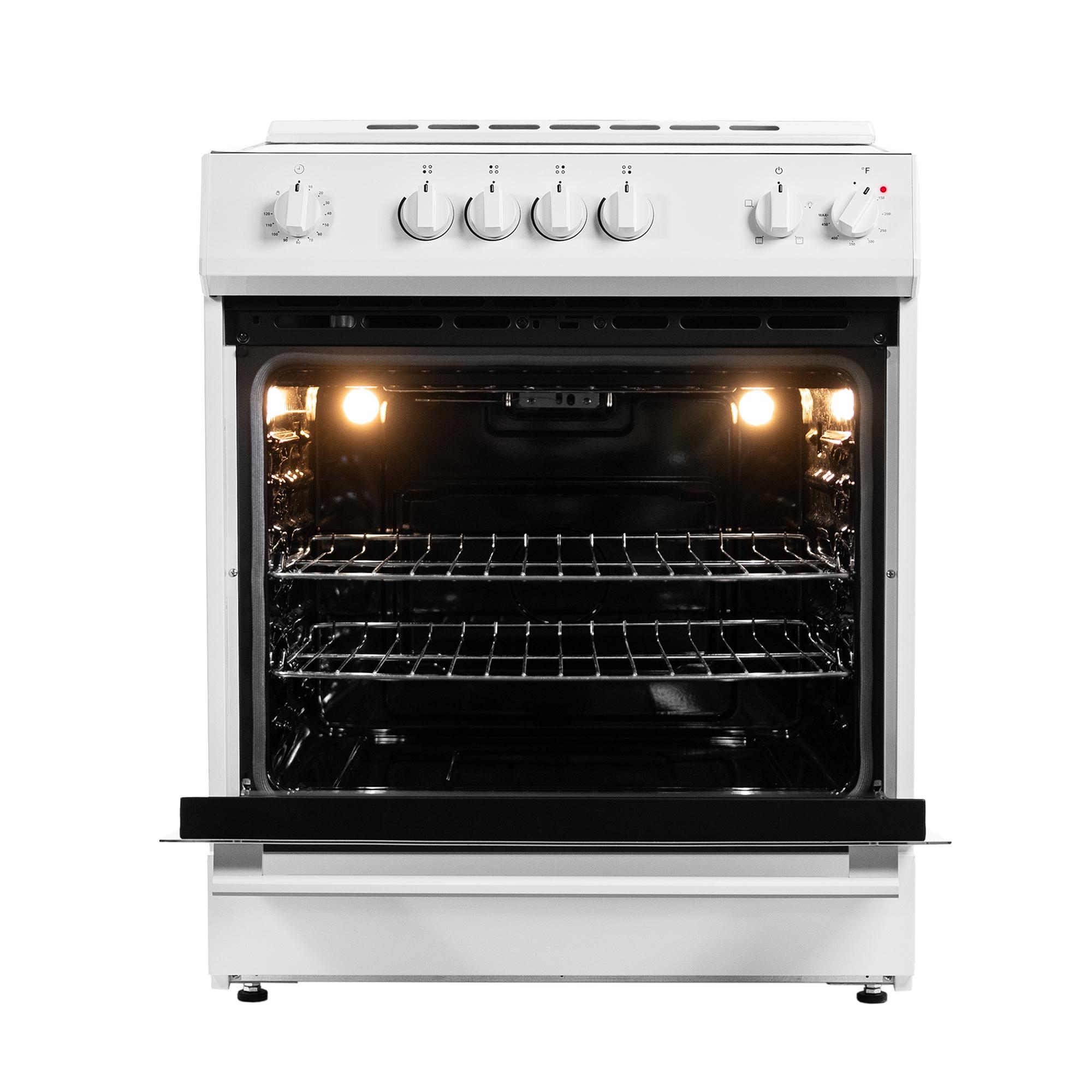 DRRM300W Danby 30 Slide in Smooth Top Electric Range with Knob Controls in White