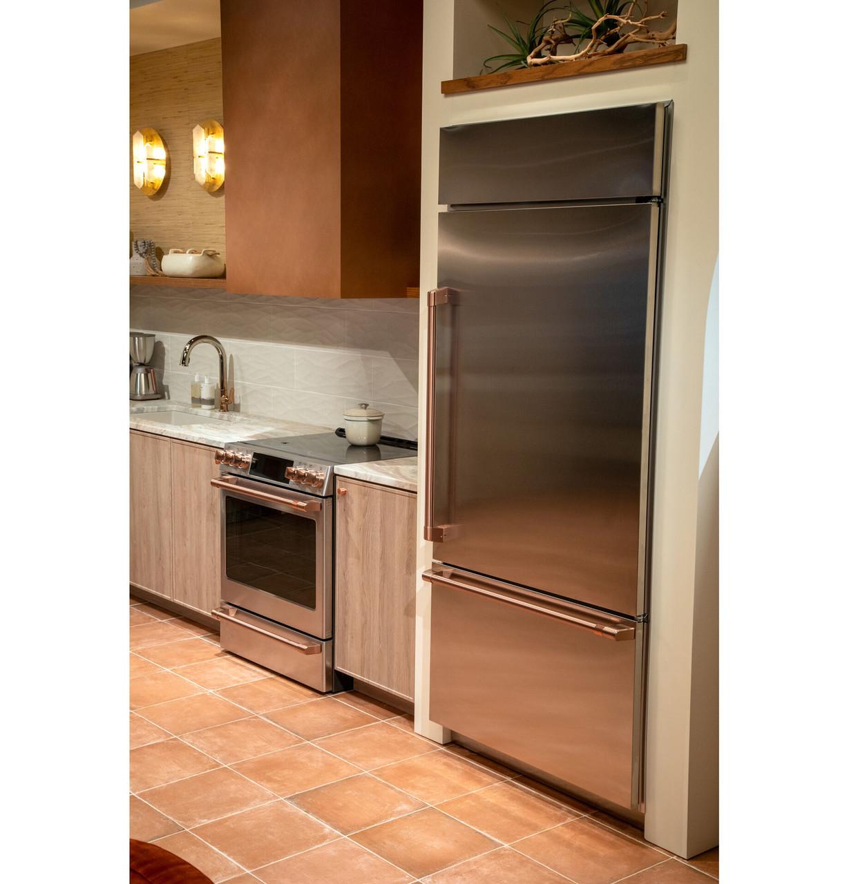 Cafe CDB36RP2PS1 Caf(eback)™ 21.3 Cu. Ft. Built-In Bottom-Freezer Refrigerator