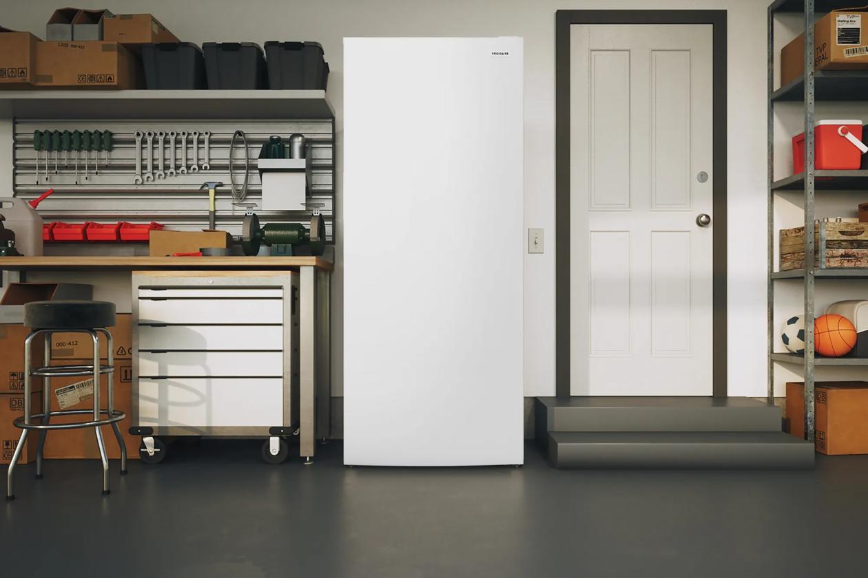 Frigidaire FFUE1326AW 13 Cu. Ft. Garage Ready Upright Freezer