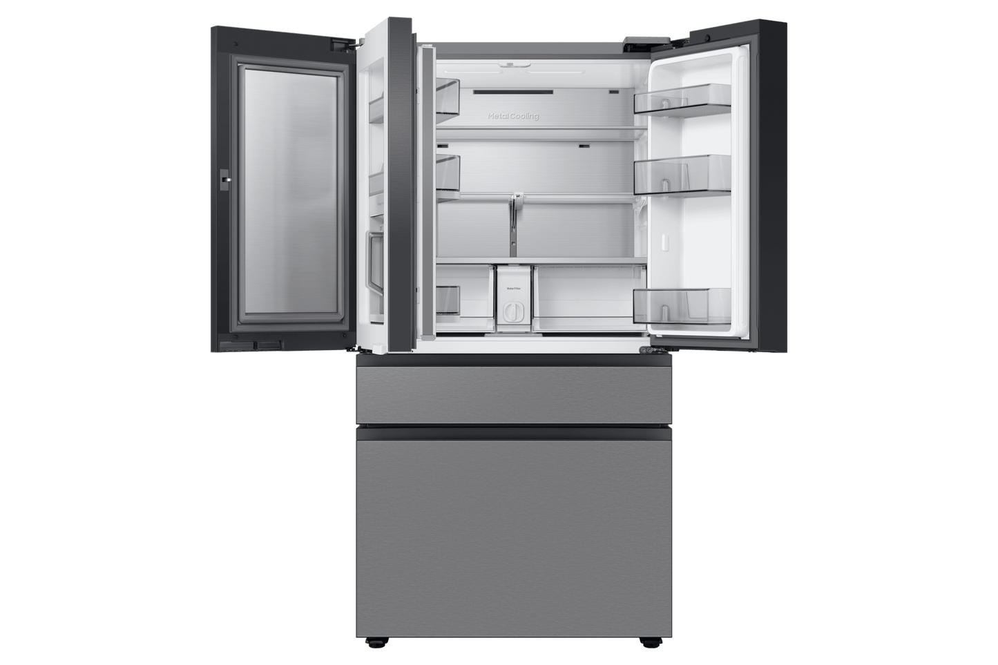 Samsung RF23BB8600QL Bespoke AI 4-Door French Door Beverage Center™  Dual Ice Maker & Flex Zone™  23 cu.ft.