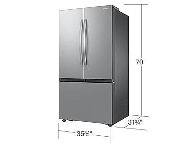 Samsung RF27CG5100SR Bespoke AI 3-Door French Door Mega Capacity  Dual Auto Ice Maker  27 cu.ft.