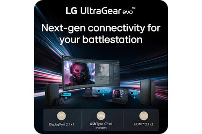 Lg 52G930BB 52 Inch UltraGear™ evo, The World's Largest 5K2K 240Hz 1000R Curved Gaming Monitor