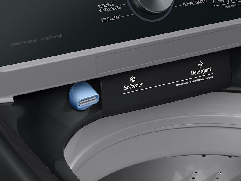 Samsung WA47CG3500AVA4 4.7 cu. ft. Large Capacity Smart Top Load Washer with Active WaterJet in Brushed Black