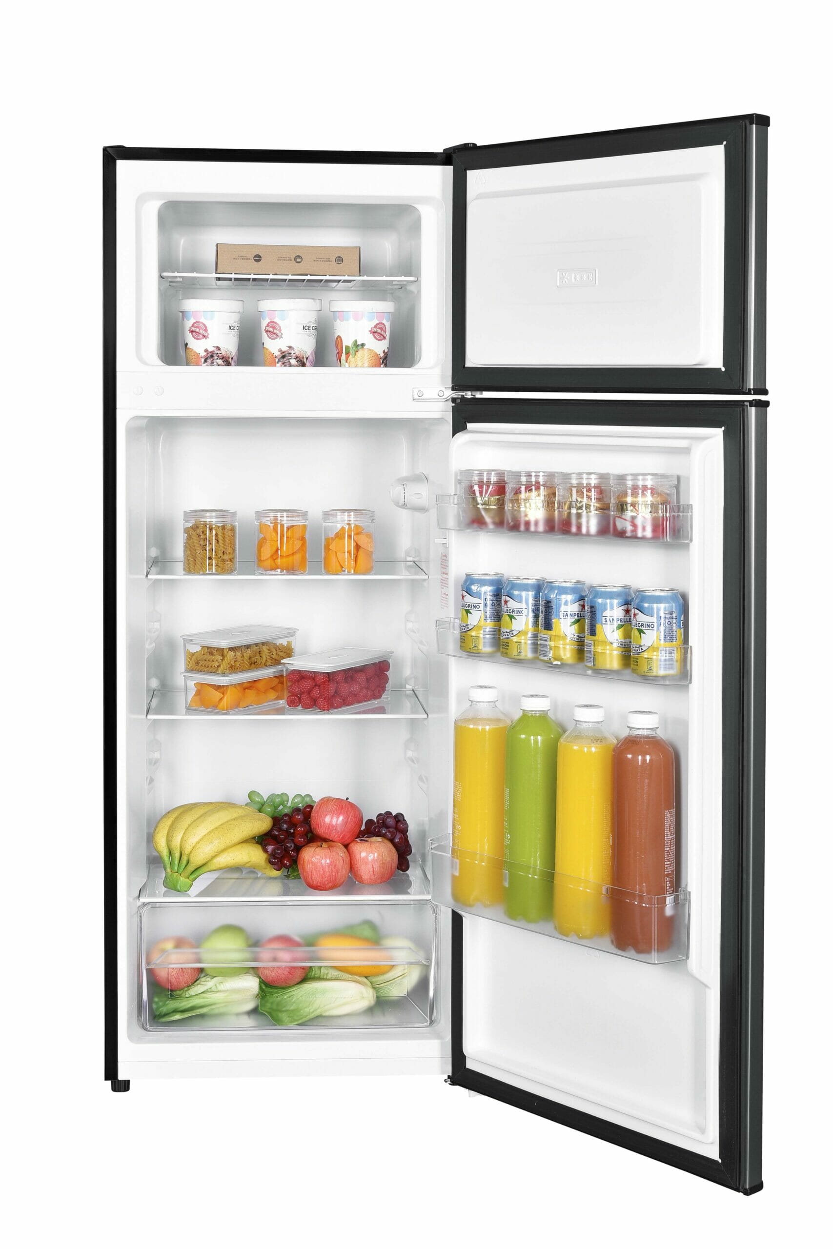 Danby 7.4 cu. ft. Apartment Size Top Mount Fridge in Stainless Steel