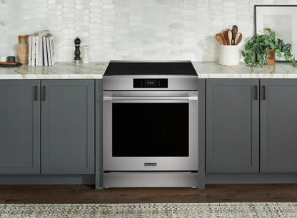 Frigidaire PCFI3085BF 30" Induction Range with Stone-Baked Pizza