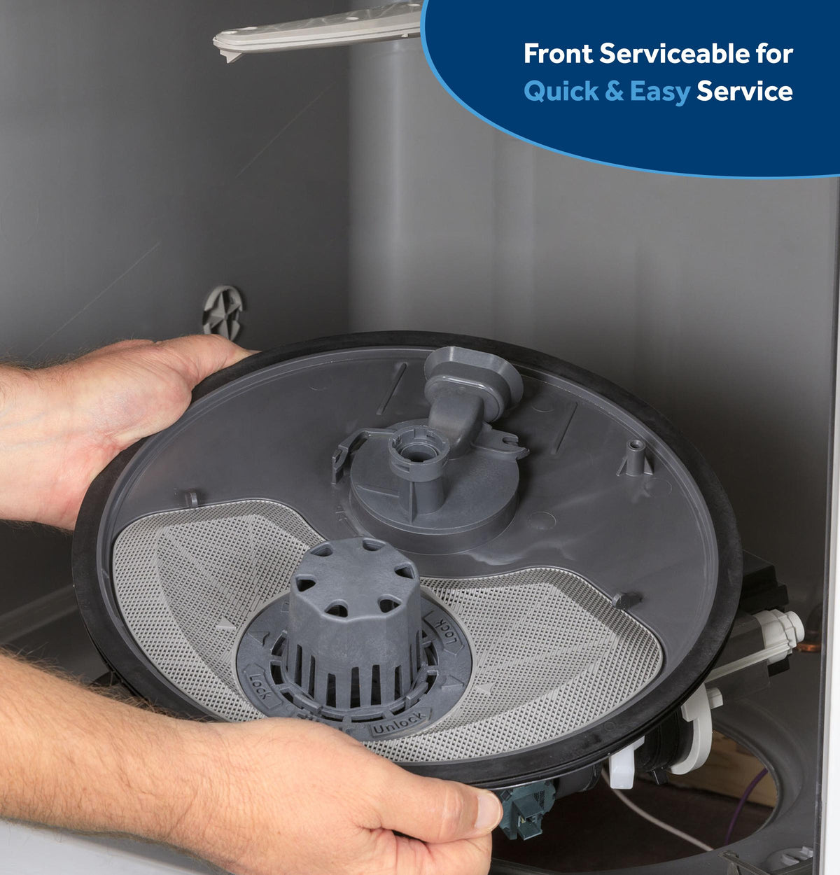 GDF450PGZBB GE® Dishwasher with Front Controls