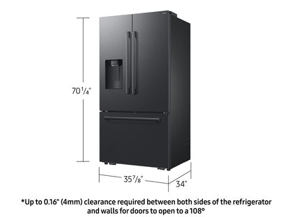Samsung RF70H30GEE Bespoke AI 3-Door French Door Zero Clearance Fit  Sphere Ice™  29 cu. ft.