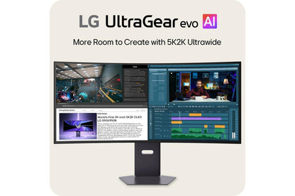 Lg 39GX950BB 39 Inch UltraGear™ evo GX9, World's First 39" 5K2K OLED Gaming Monitor