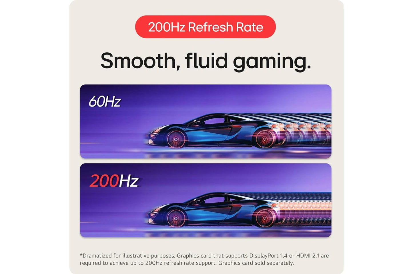 Lg 45GR65DCB 45 Inch UltraGear™ QHD 1440P 1ms 200Hz Curved Gaming Monitor with VESA DisplayHDR™ 600