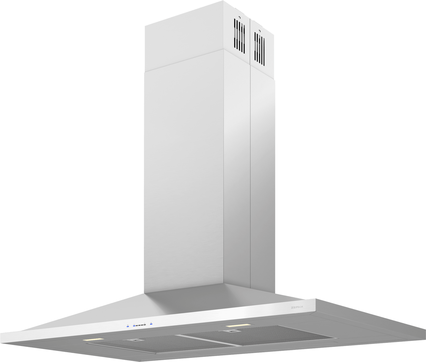 Zephyr ZAZM90DS Anzio Island, 90cm, SS, LED, 600 CFM w/ACT