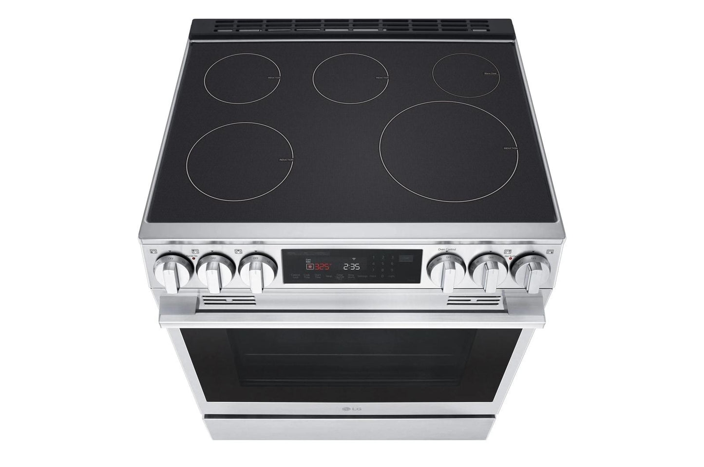 Lg LSIL6336XE 6.3 cu. ft. Smart Induction Slide-In Range with InstaView®, ProBake Convection®, Air Fry, and Air Sous Vide
