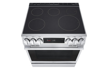 Lg LSIL6336XE 6.3 cu. ft. Smart Induction Slide-In Range with InstaView®, ProBake Convection®, Air Fry, and Air Sous Vide