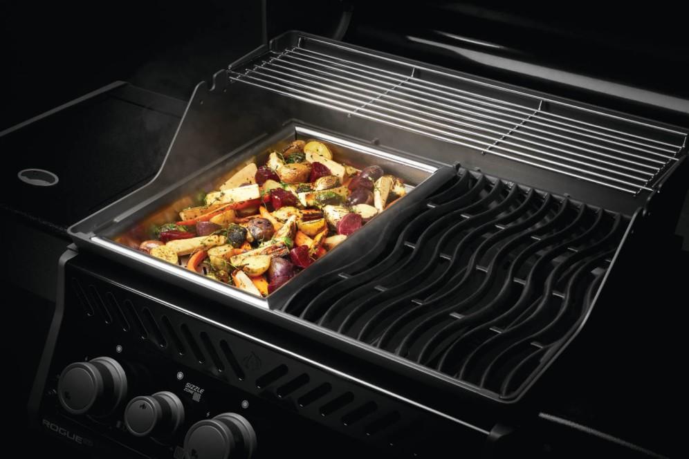 Napoleon Bbq Stainless Steel Topper for Rogue and Freestyle Models