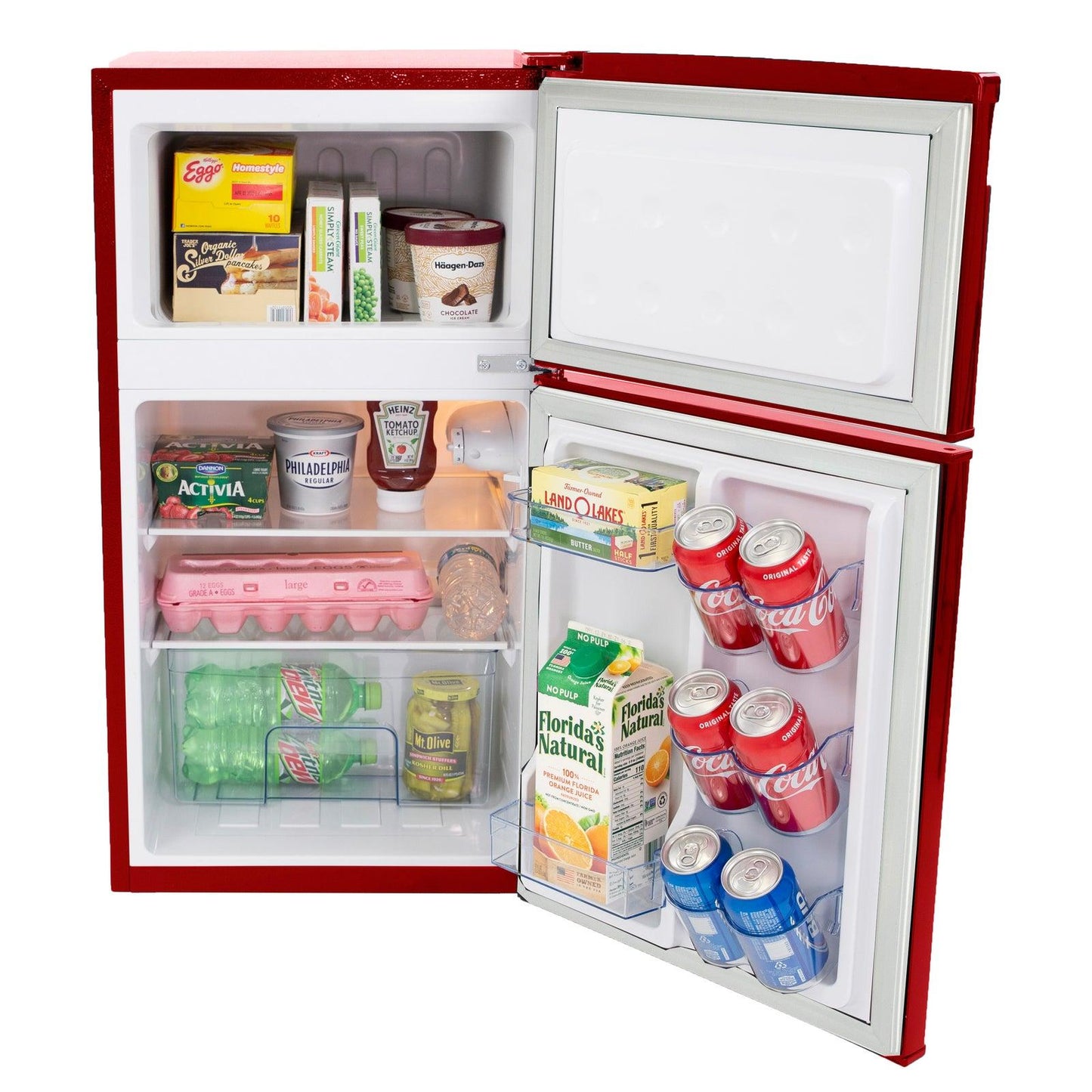 RMRT30X5RIS Avanti 3.1 Cu. Ft. Retro Compact Refrigerator - Red