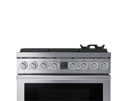 Dacor DOP36T86DLS Transitional 36" Dual-Fuel Range, Silver Stainless Steel, Natural Gas/Liquid Propane