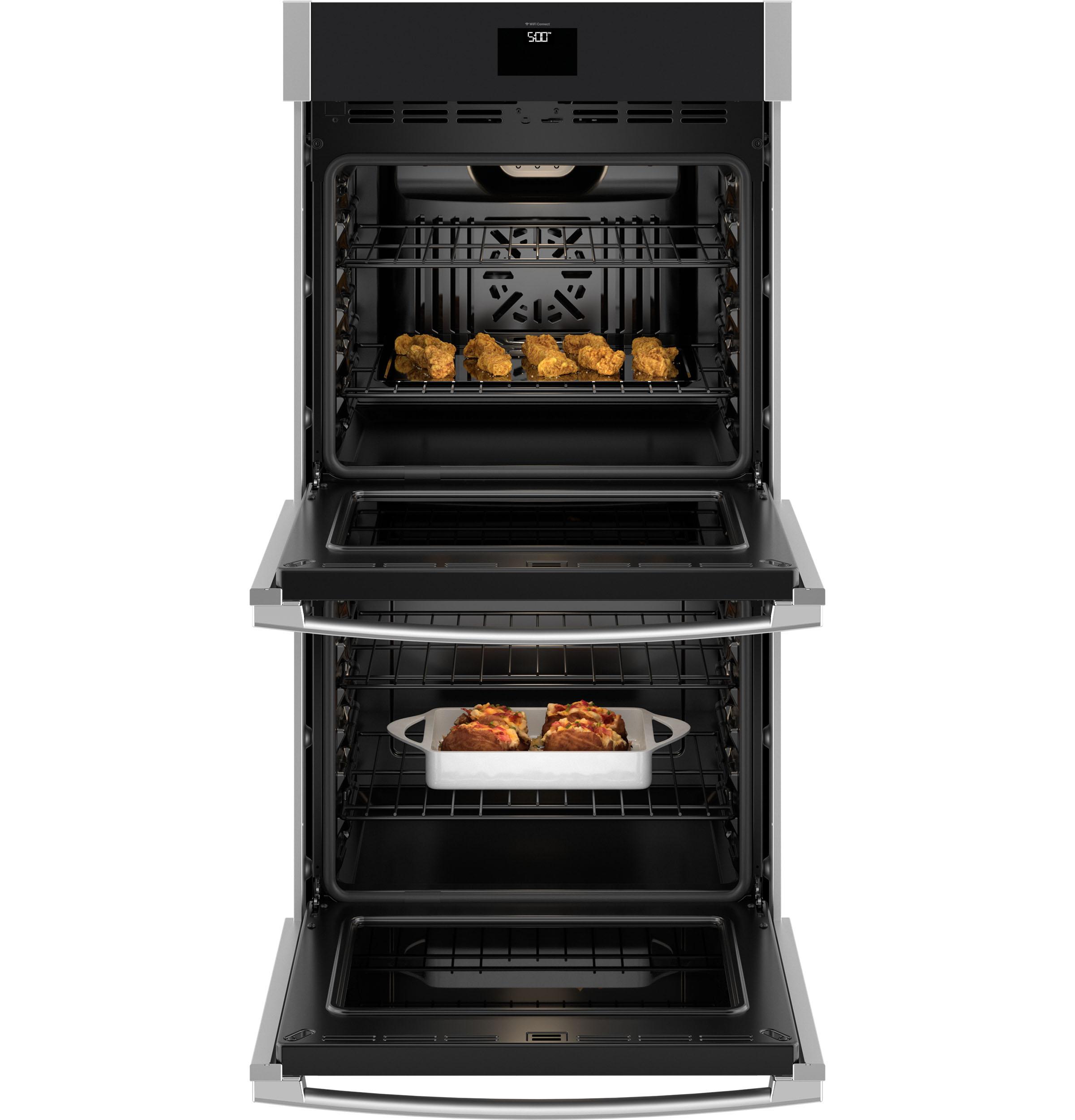 JKD5000SVSS GE® 27" Smart Built-In Convection Double Wall Oven with No Preheat Air Fry