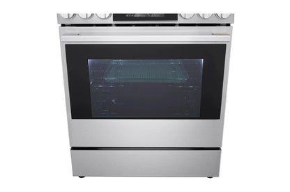 LSIU6339XE LG SIGNATURE 6.3 cu. ft. Smart Induction Slide-In Range with Dynamic ProBake Convection®, Air Fry, Air Sous Vide, Pizza mode and AI Gourmet Camera