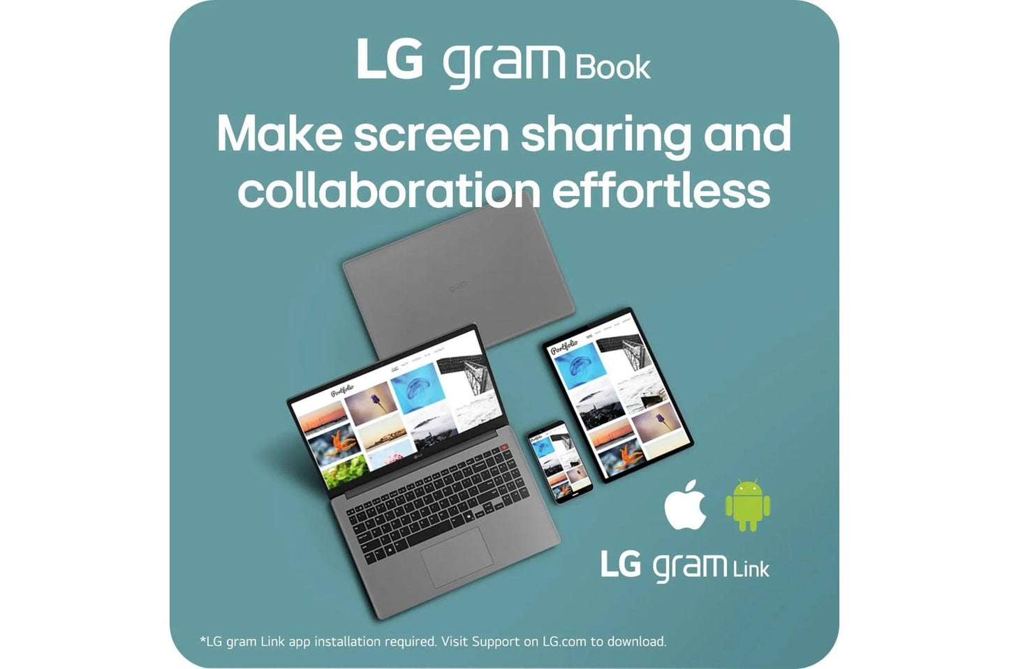 15U50TGARS1U1 LG gram Book 15.6 Inch, Thin and Lightweight Laptop, Windows 11 Home, Intel® Core™ i5-1334U, 8GB RAM, 256GB SSD, Titan Silver