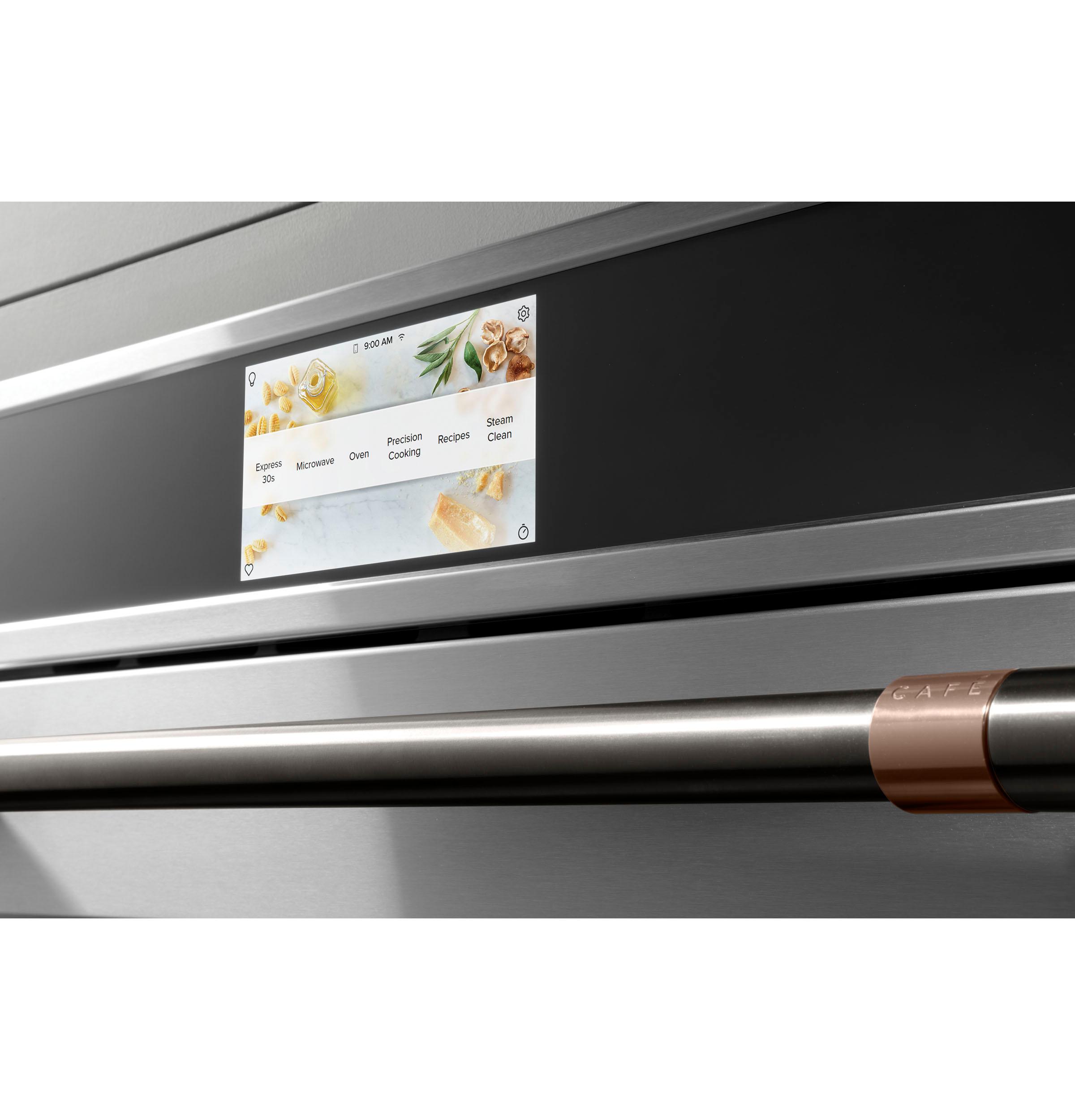 Cafe CSB923P2VS1 Caf(eback)™ 30" Smart Five in One Wall Oven with 240V Advantium® Technology