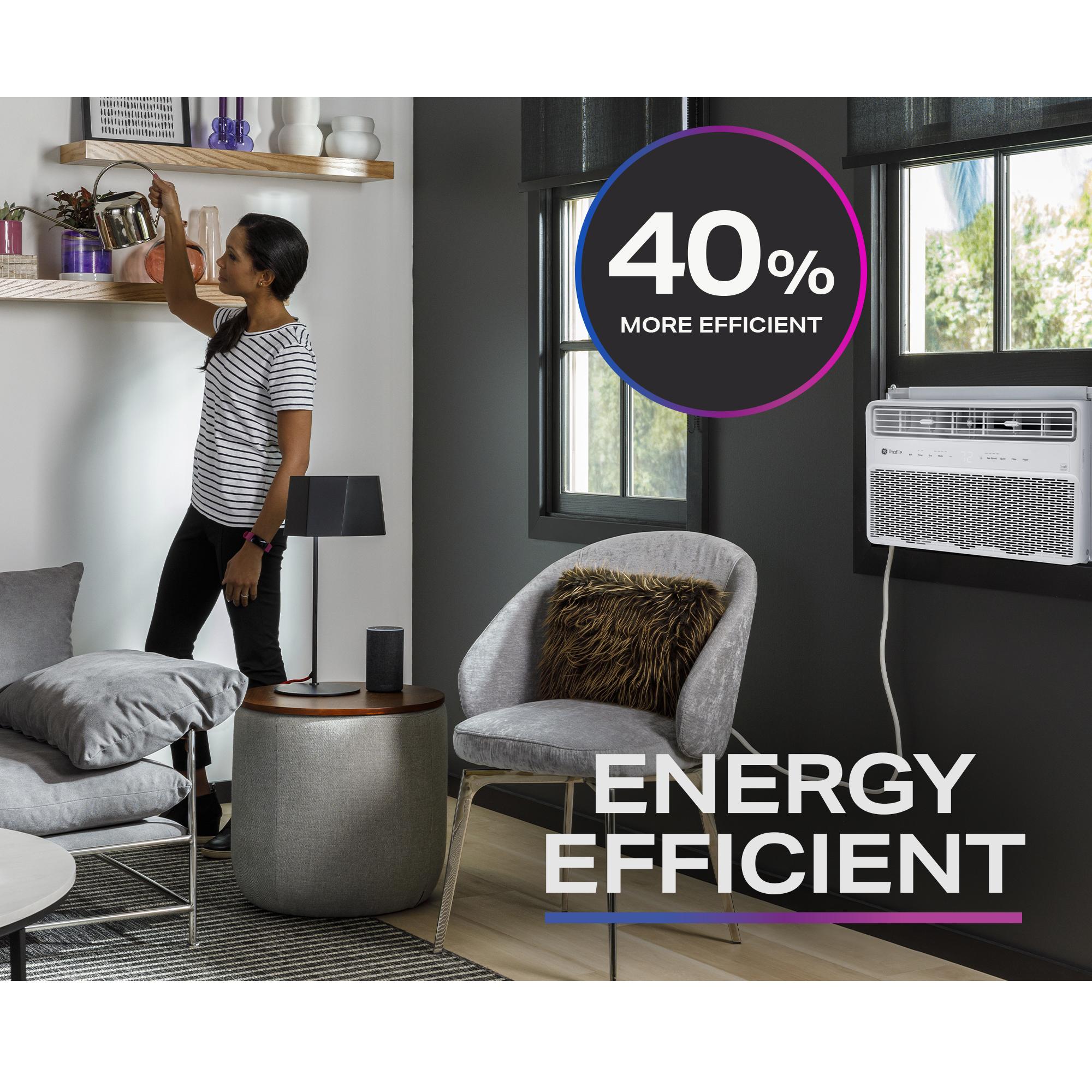 PWDV14WWF GE Profile™ ENERGY STAR® 14,000 BTU Inverter Smart Ultra Quiet Window Air Conditioner for Large Rooms up to 700 sq. ft.