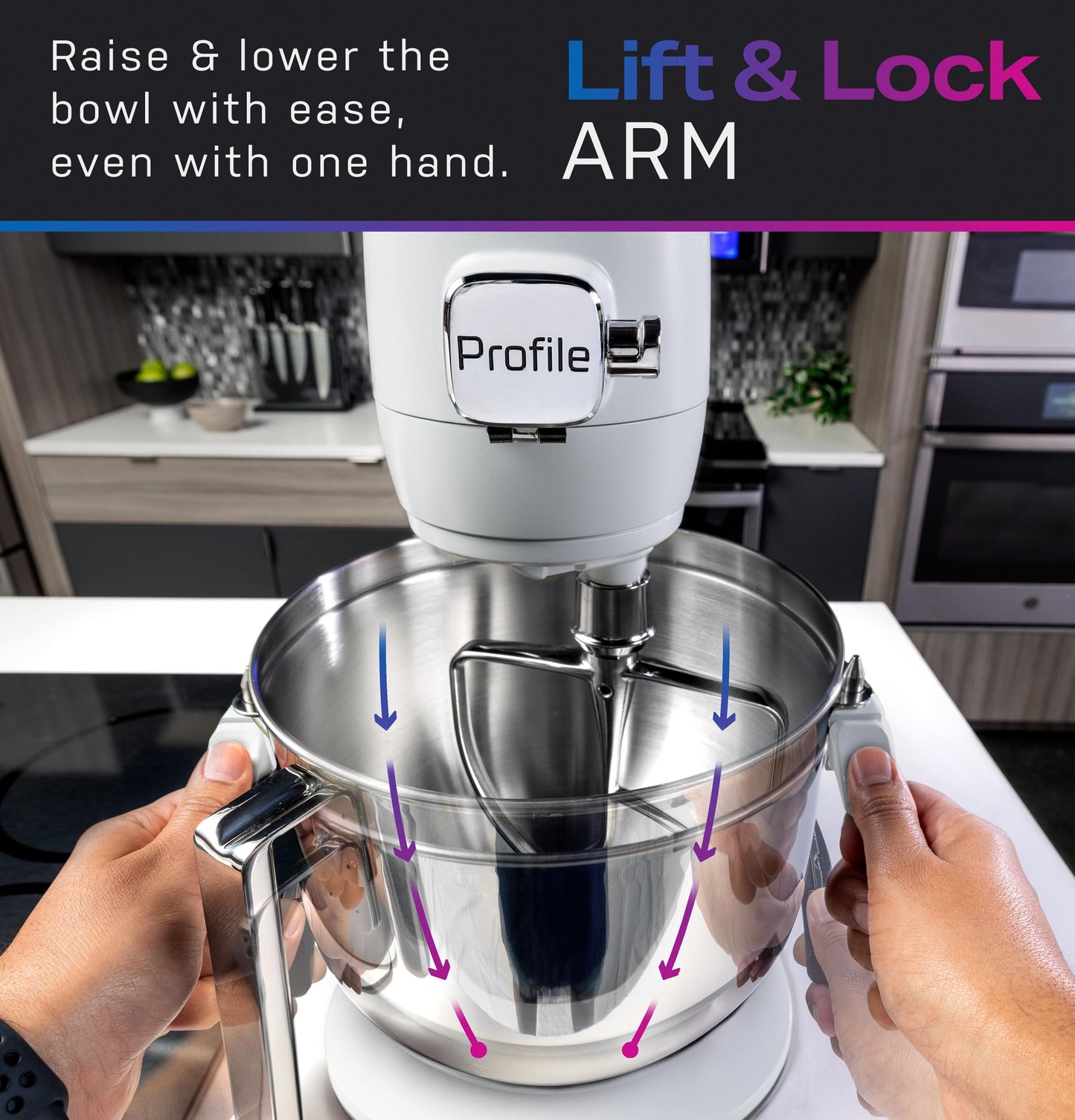 P8MSASS6TOW GE Profile™ Smart Mixer with Auto Sense